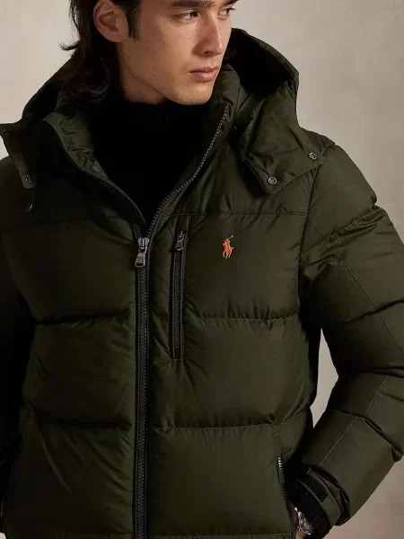 Пухова куртка Polo Ralph Lauren зимова коричневий