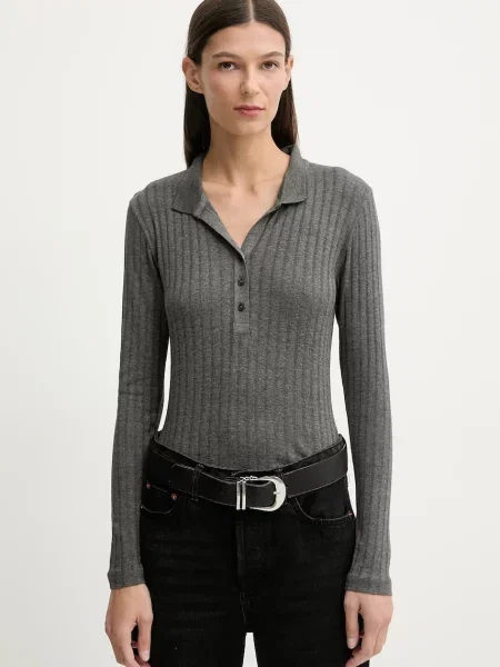 Tricou mânecă lungă Marc O'polo gri