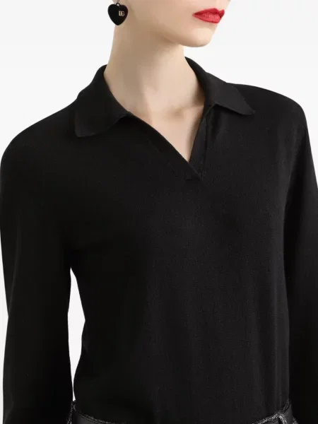 Top Dolce & Gabbana din cașmir negru