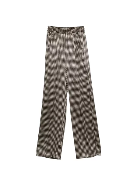 Pantaloni Kiton cu buline cu cordon negru