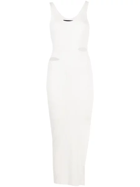 Maksi sukienka maxi Gloria Coelho garniturowa biała