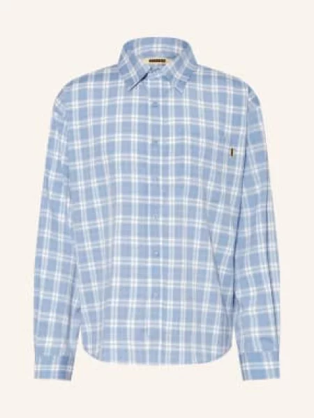 Woodbird Košile Wbjong Comfort Fit černošedá / režná