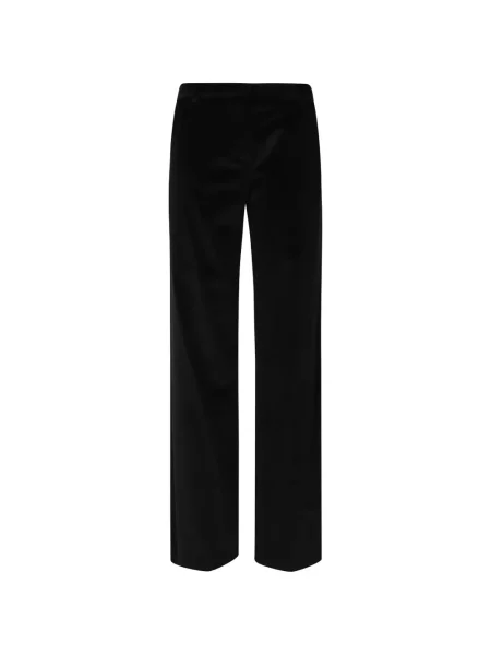 Pantaloni Kiltie de catifea negru