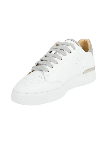 Sneakersy Philipp Plein skórzane białe