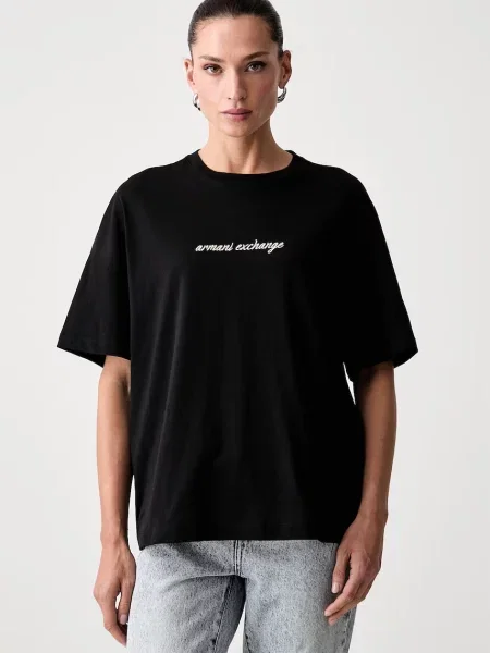 Armani Exchange Tricou negru