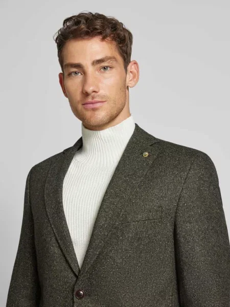 Marynarka z dodatkiem jedwabiu model ‘TEDRICK’ Carl Gross