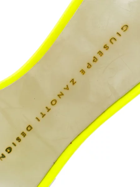 Sandale Giuseppe Zanotti din piele galben