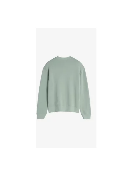 Bluza Maison Kitsune z nadrukiem z dżerseju zielona