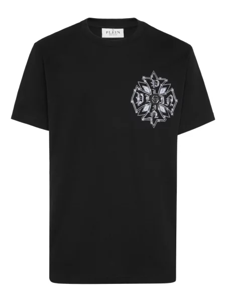 Tricou Philipp Plein cu imagine negru