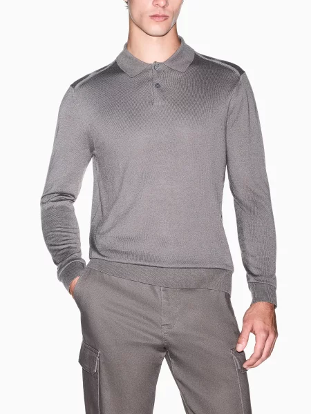 Поло Armani Exchange коричневий