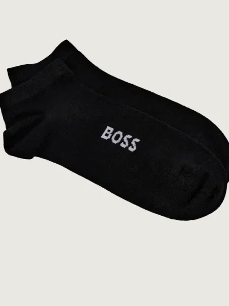 BOSS Șosete scurte negru