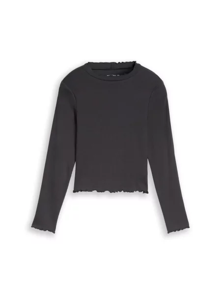TOM TAILOR Tricou grafit gri