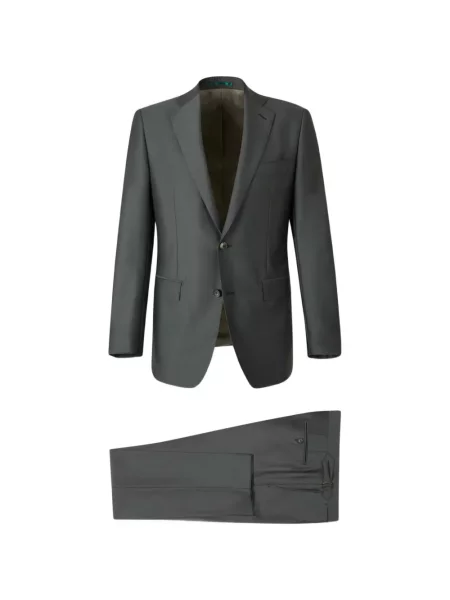 Costum Atelier Munro de costum cu un singur rând de nasturi verde