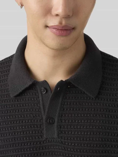 Koszulka polo z czystej bawełny o kroju regular fit Levi's czarne