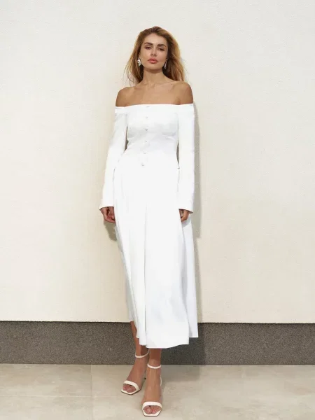 Сукня міді Gepur молочний