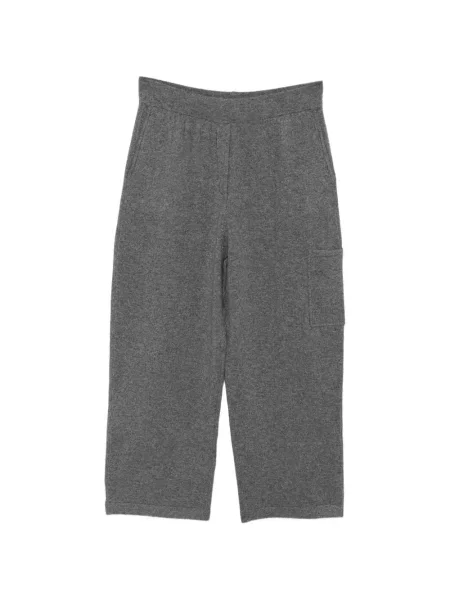 Pantaloni cargo Luisa Cerano de lână gri