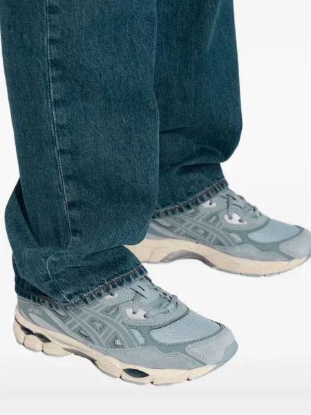 Szarvasbőr sneaker Asics kék