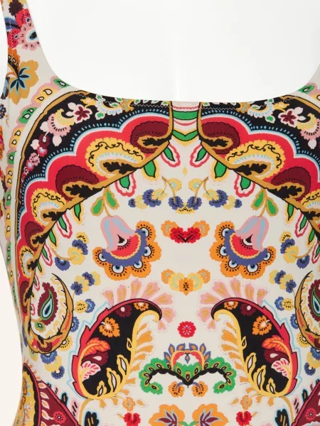 Etro Kostium Kąpielowy weiss niebieski