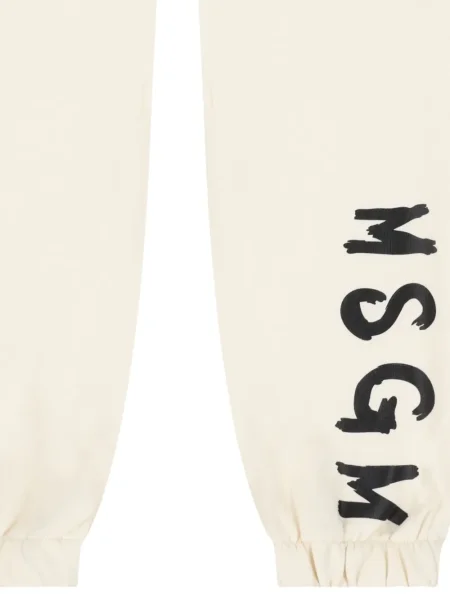 Spodnie dziecięce Msgm białe