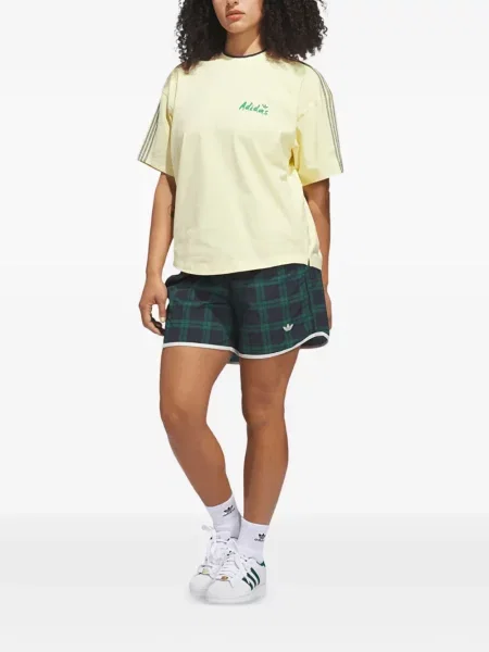 Decupat golf geacă Adidas în carouri roz