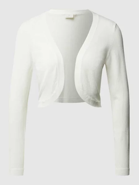 Bolerko z szalowym kołnierzem model ‘ASTRID’ Kaffe biała