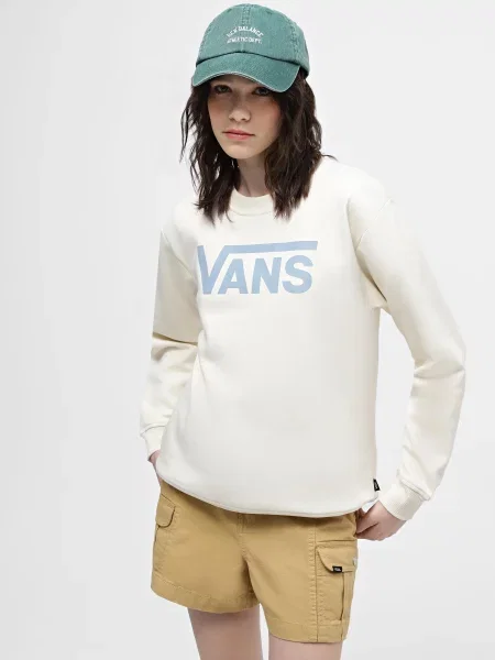 Світшот Vans Classic V Bff Crew бавовна/поліестер білий