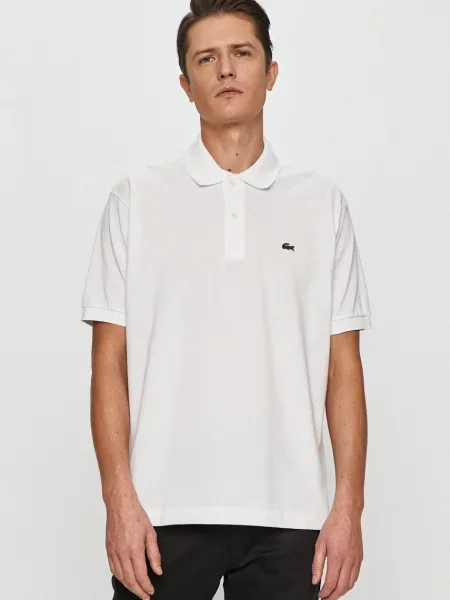 Koszulka polo Lacoste klasyczna biała