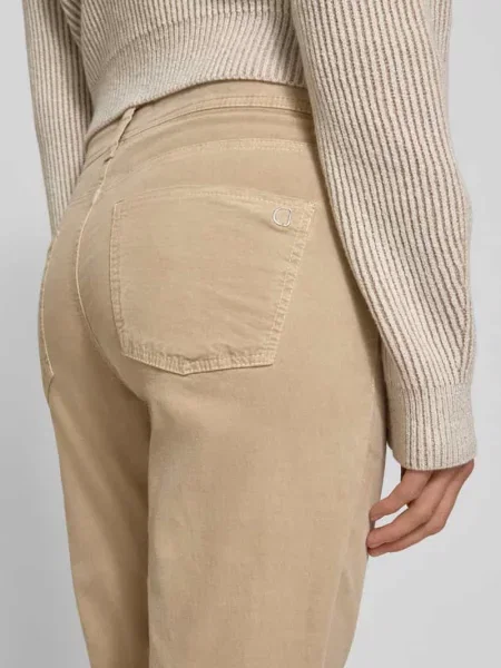 Spodnie sztruksowe o skróconym kroju model ‘PIPER CROPPED’ Cambio