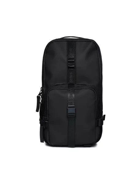 Раница Rains Trail Rucksack W3 голям с изчистен дизайн черно