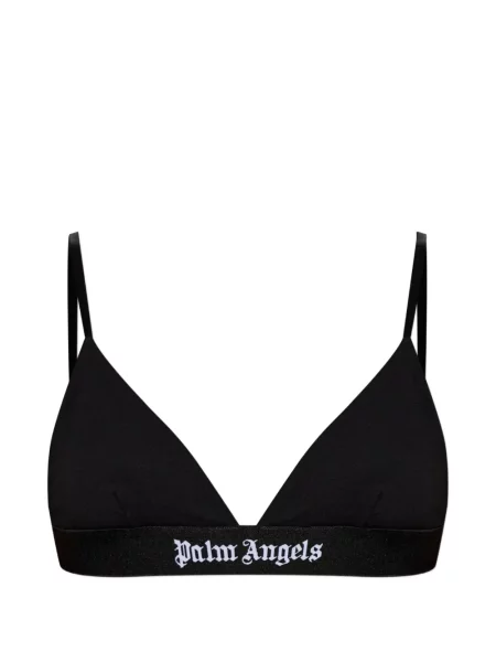 Háromszög melltartó Palm Angels nyomtatás fekete