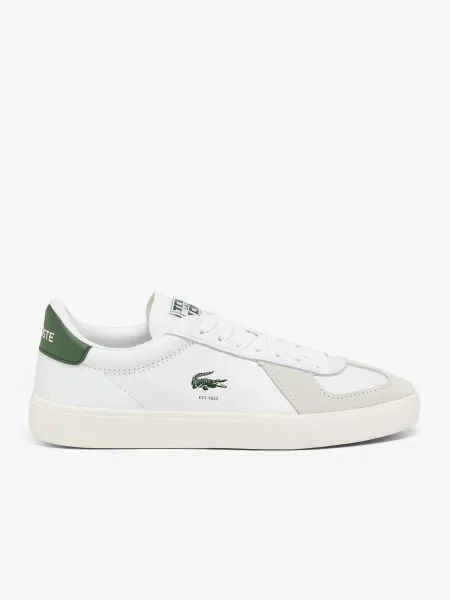 Кожаные кроссовки Lacoste белые