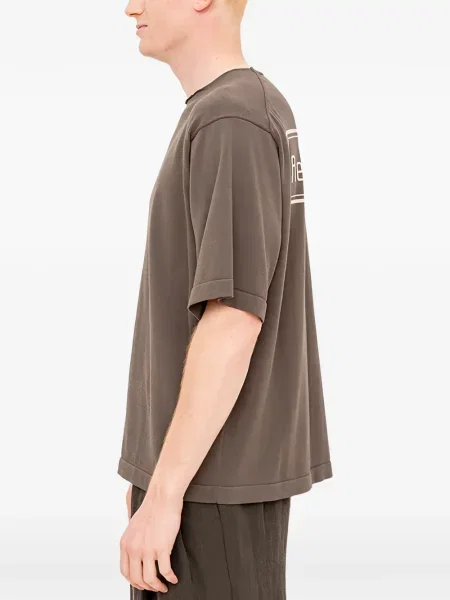 Tricou Devoa tricotate maro