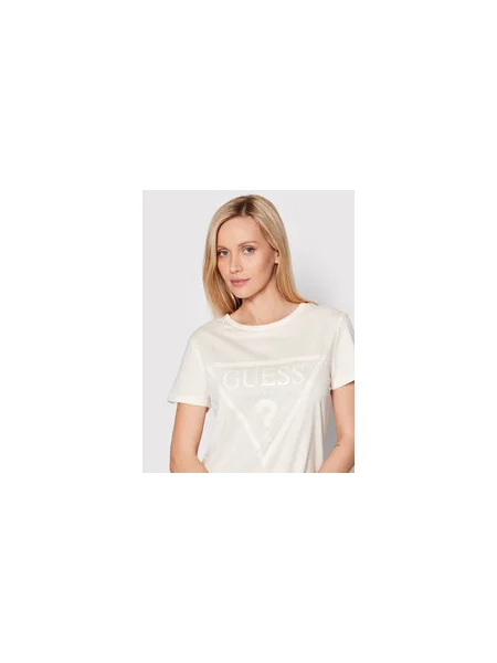 Guess Póló Regular Fit bézs