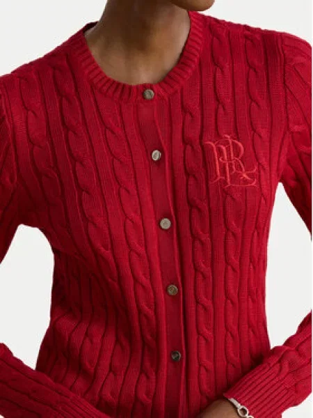 LAUREN RALPH LAUREN Kardiganas raudona