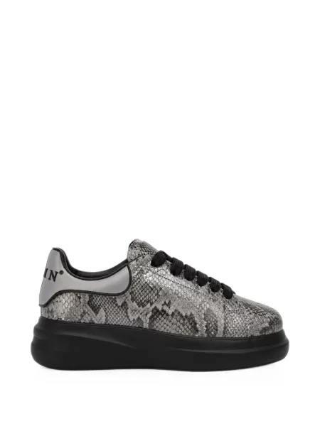 Sneakerși Philipp Plein cu imagine gri