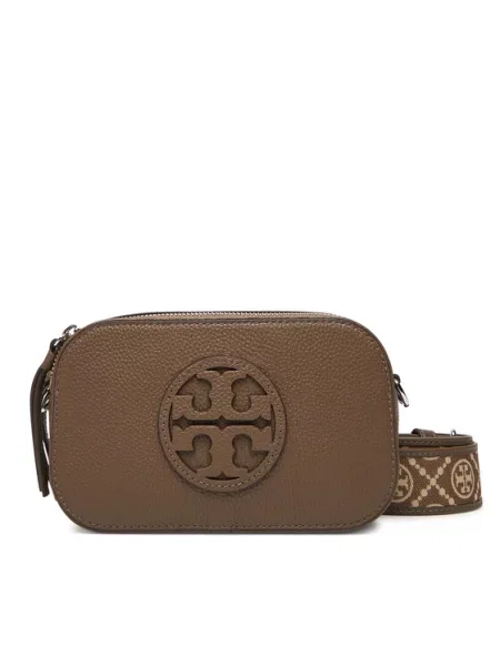 Tory Burch Ročna torba Mini Miller Crossbody rjava