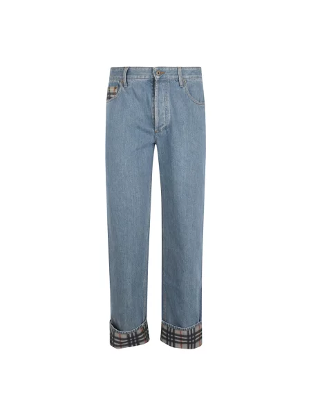 Jeansy Burberry niebieskie