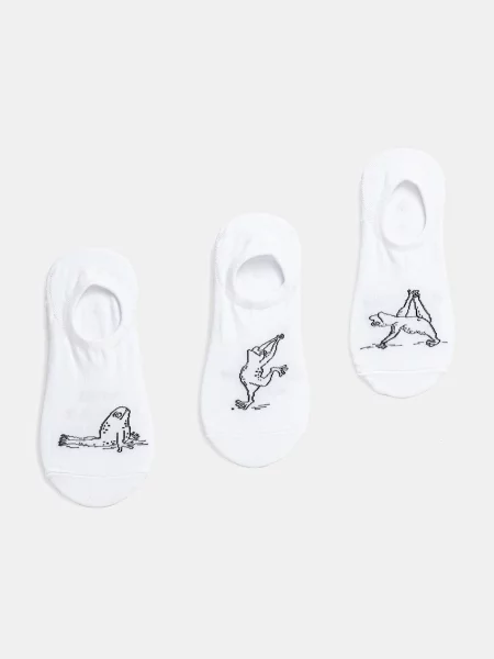 Чорапи Medicine 3 чифта дамски бяло