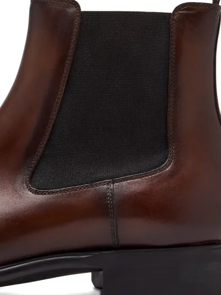 Botine chelsea Magnanni din piele maro