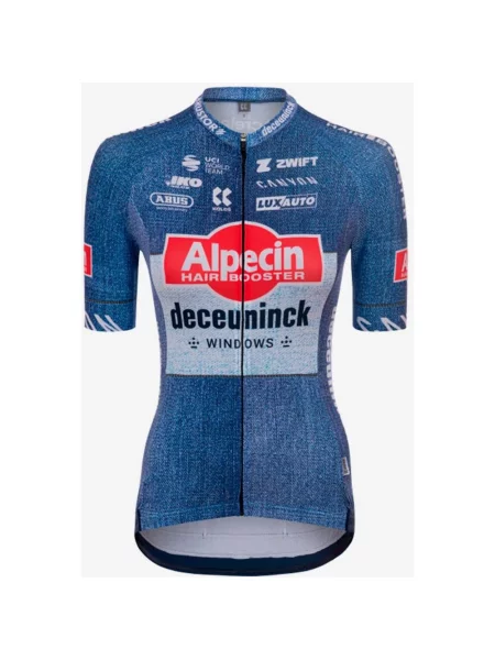 Koszulka rowerowa ALPECIN-DECEUNINCK krótki rękaw 2 niebieska