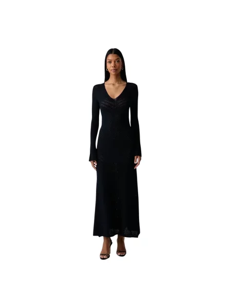 Sukienka maxi Twinset niebieska