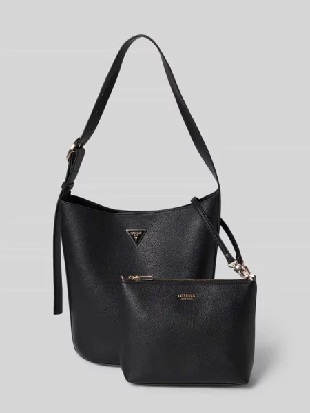Guess Torba Meridian Z Woreczkiem schwarz czarna