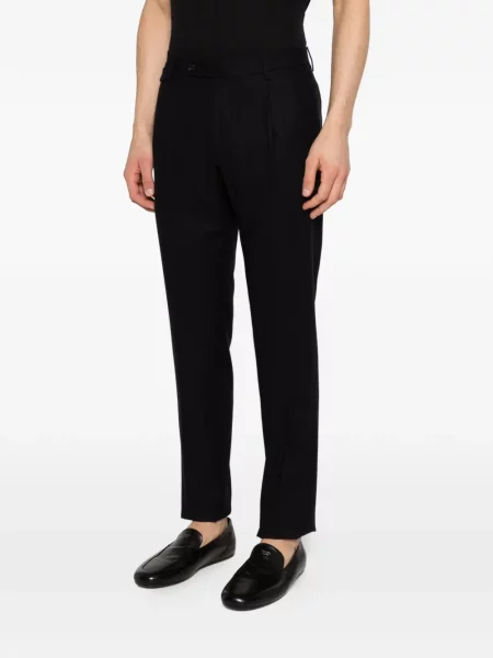 Pantaloni Tagliatore plisate negru