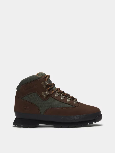 Ботинки Timberland из нубука коричневые