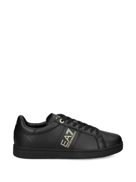 Sneakerși Ea7 Emporio Armani din piele negru
