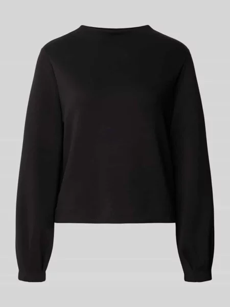 Bluza z rozszerzanym rękawem model Gisinna' Opus czarna