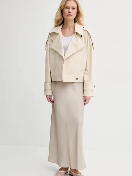 Короткий тренч A.L.C. Miles перехідний бежевий
