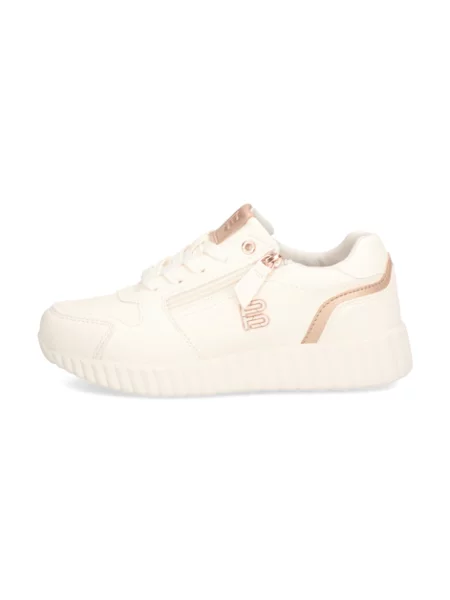 TT. BAGATT Imitácia kože tenisky bílé