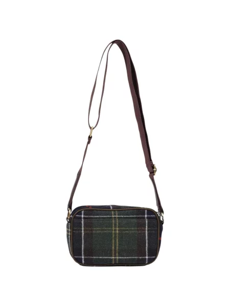 Geantă Barbour de lână verde