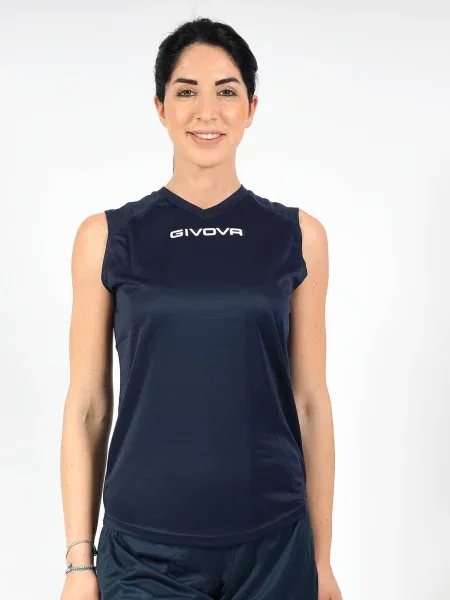 GIVOVA koszulka bezrękawnik unisex ONE L niebieski